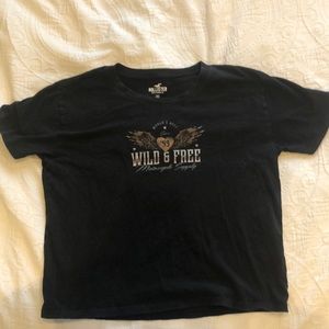 Holister | black crop top